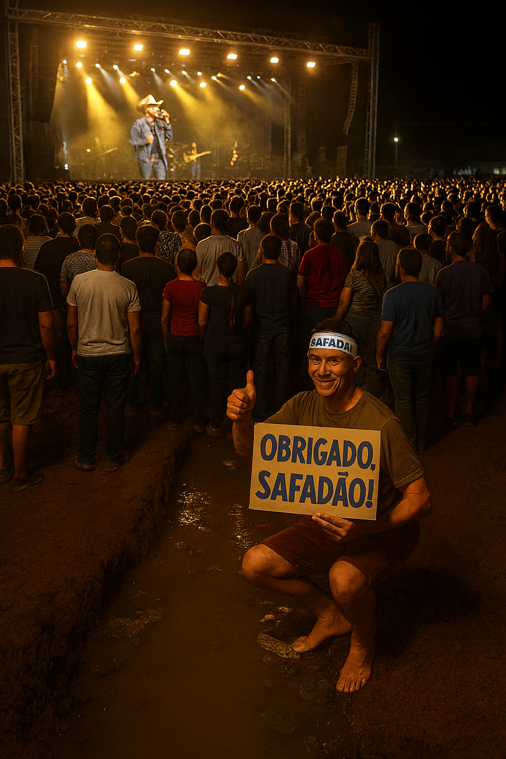 O Brasil dos Shows Milionários e do Cocô no Buraco