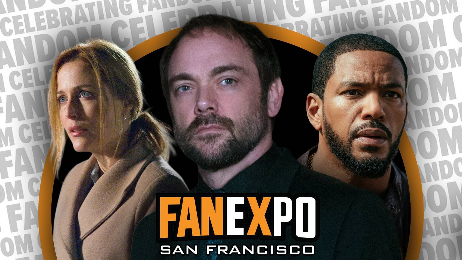 Mark Sheppard's Crowley, Gillian Anderson's Scully and Laz Alonso's MM in FAN EXPO San Francisco ...