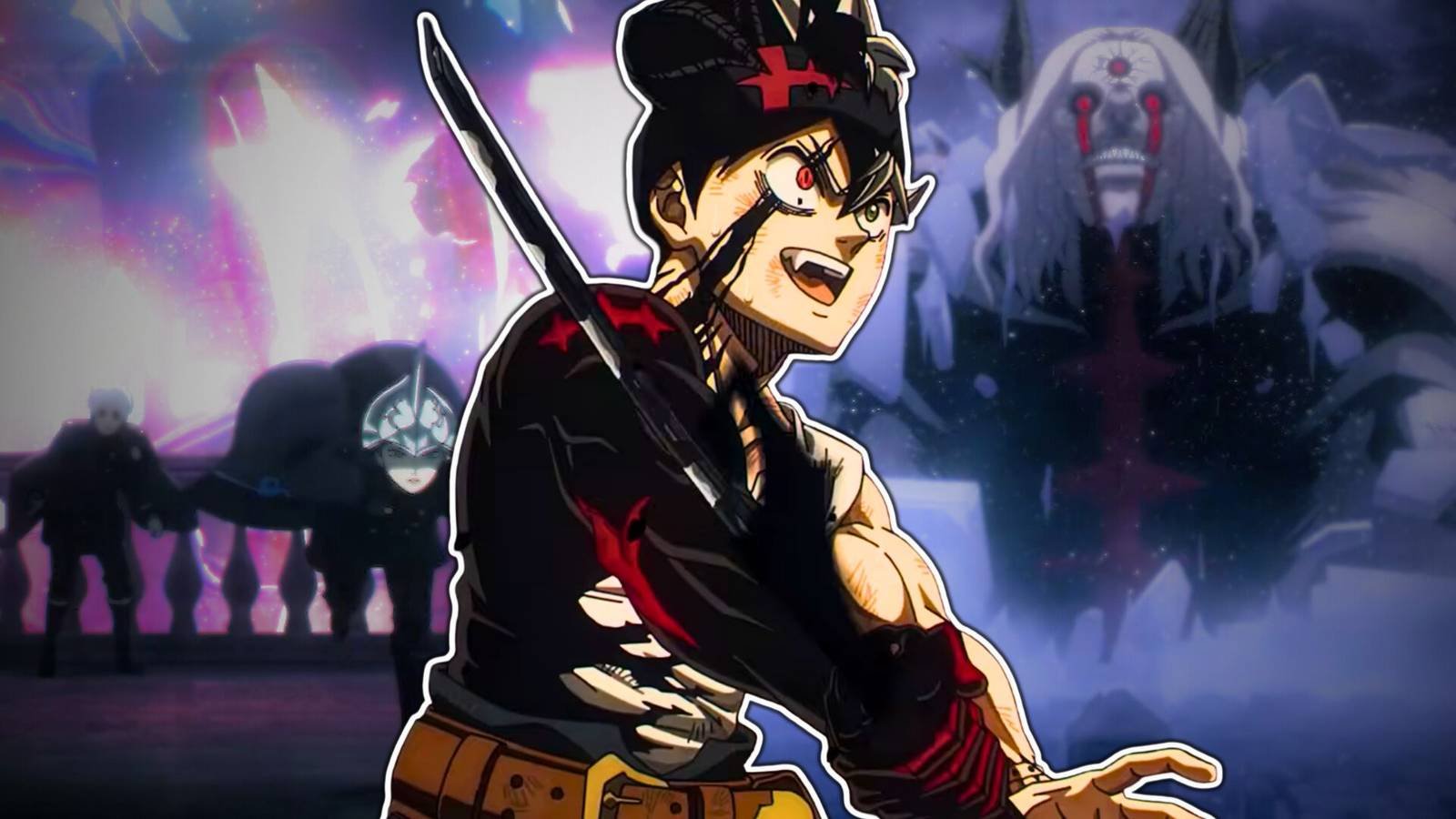 Asta over stills from Black Clover Season 2 Trailer