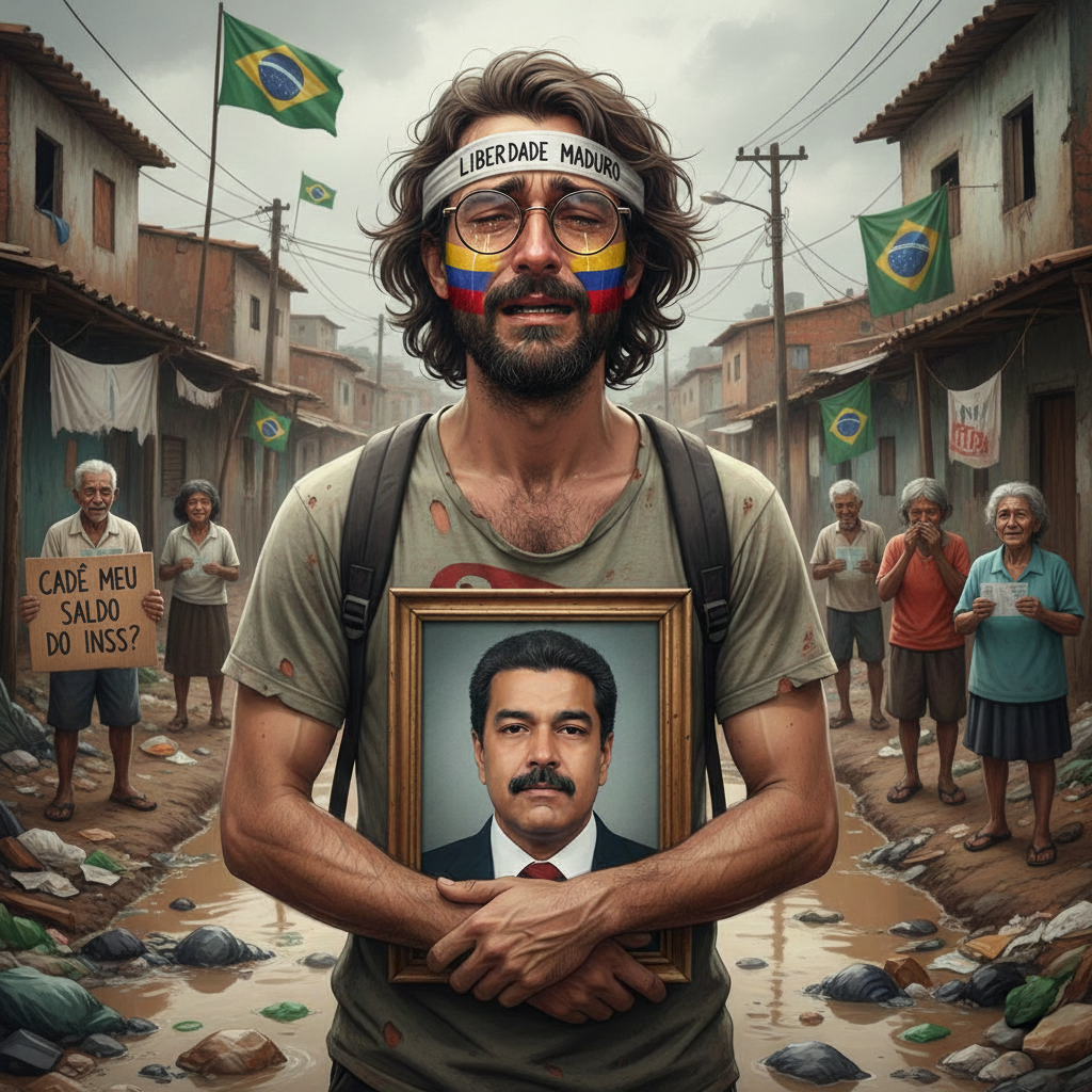 A Prisão de Maduro e o retrato da miséria moral brasileira