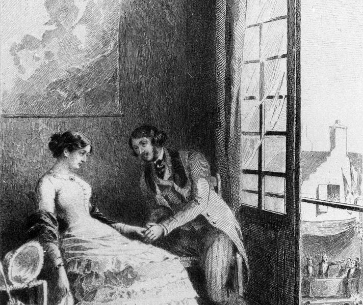 Ilustração de Madame Bovary, por Albert Fourie (1854-1937)