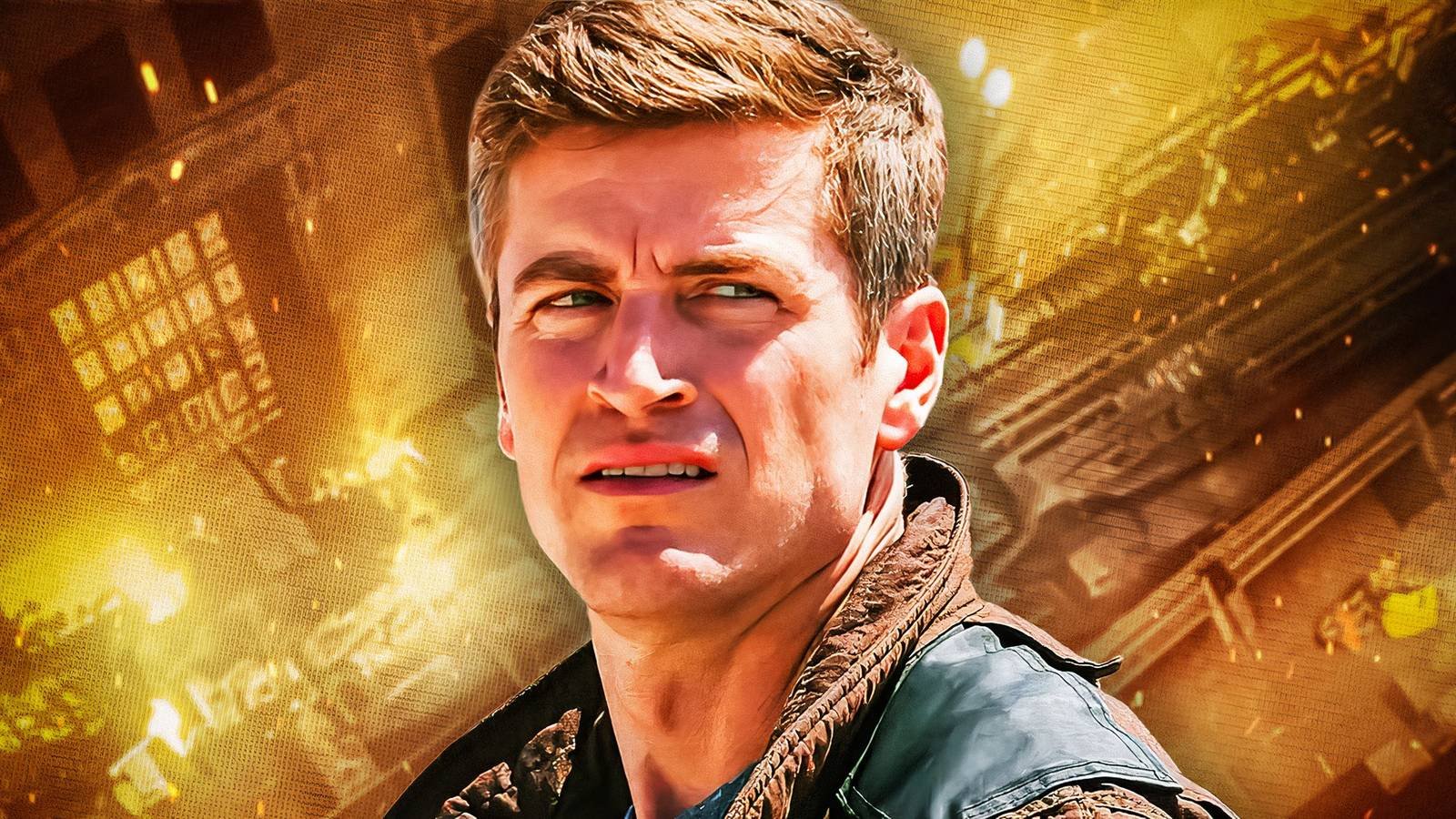 Jake Lockett as Sam Carver in Chicago Fire.