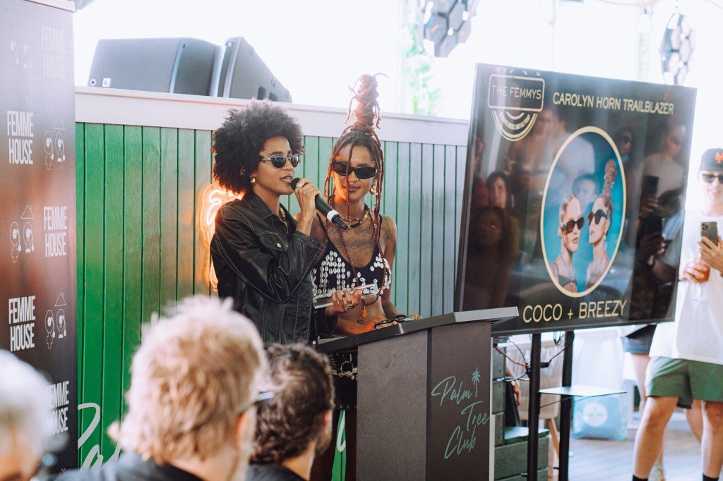 Coco & Breezy at the 2025 Femmy Awards Courtesy of Femme House