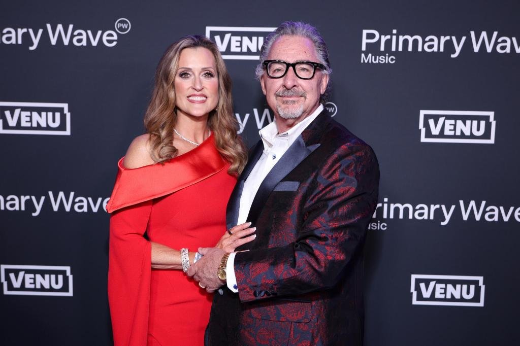 Kilyn Roth and JW Roth at the Primary Wave Music Pre-Grammy Party held at the Waldorf-Astoria Bev...