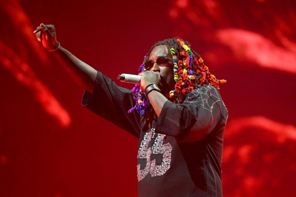 Young Thug performs at the 2026 Coachella Valley Music And Arts Festival - Weekend 1 - Day 3 on A...