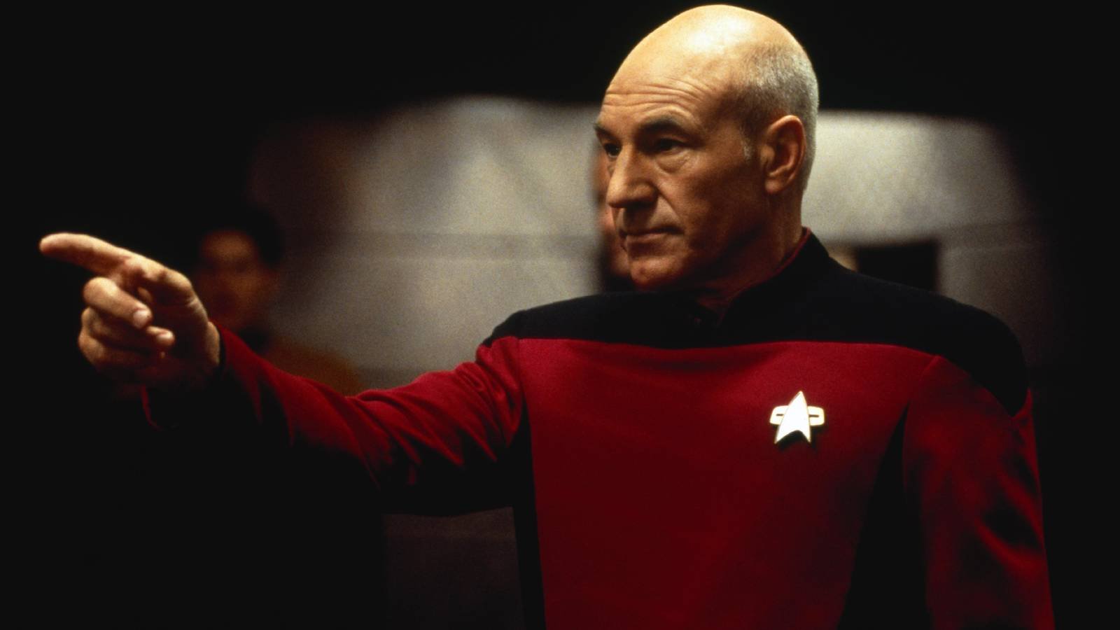 Patrick Stewart as Picard in Star Trek Generations