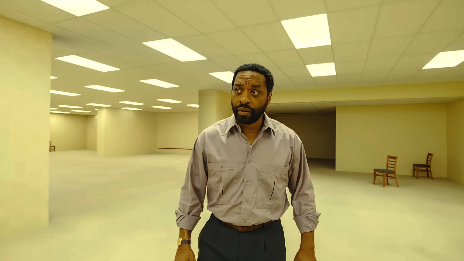 Clark wandering in the backrooms in Backrooms