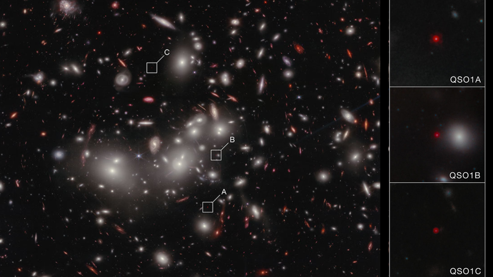 (Image credit: NASA, ESA, CSA, Lukas Furtak (Ben-Gurion University); Image Processing: Alyssa Pag...