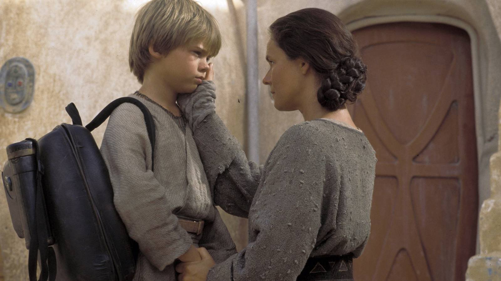 Shmi and Anakin Skywalker in The Phantom Menace