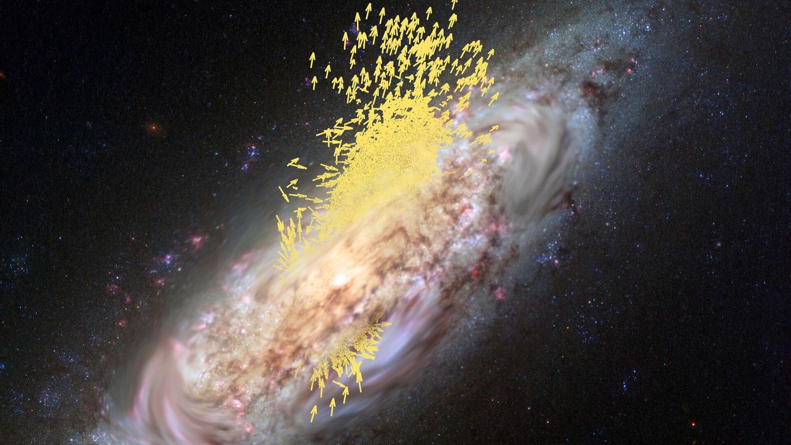 (Image credit: ESA (artist's impression and composition); Koppelman, Villalobos and Helmi (simula...