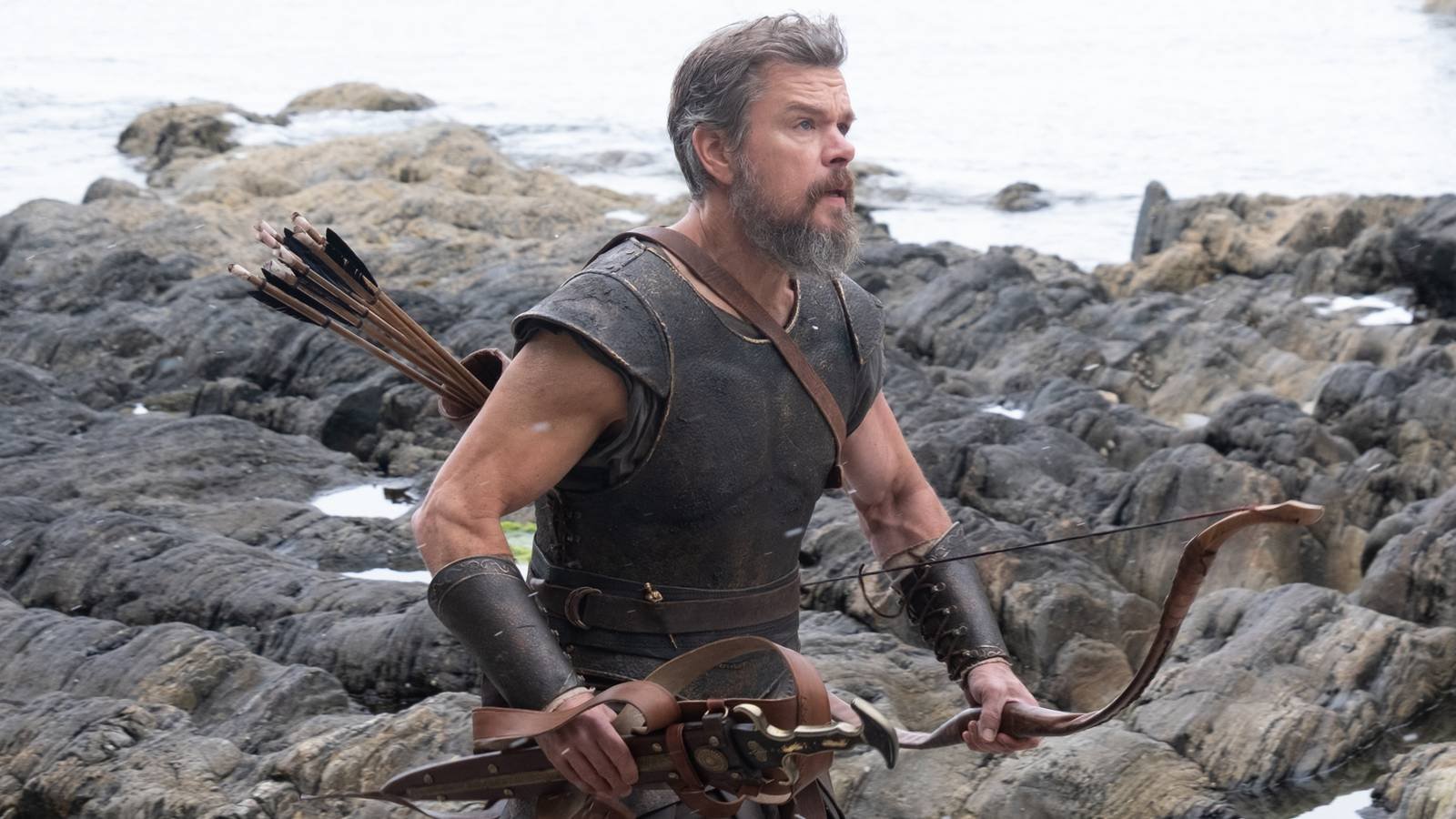 Matt Damon as Odysseus in The Odyssey
