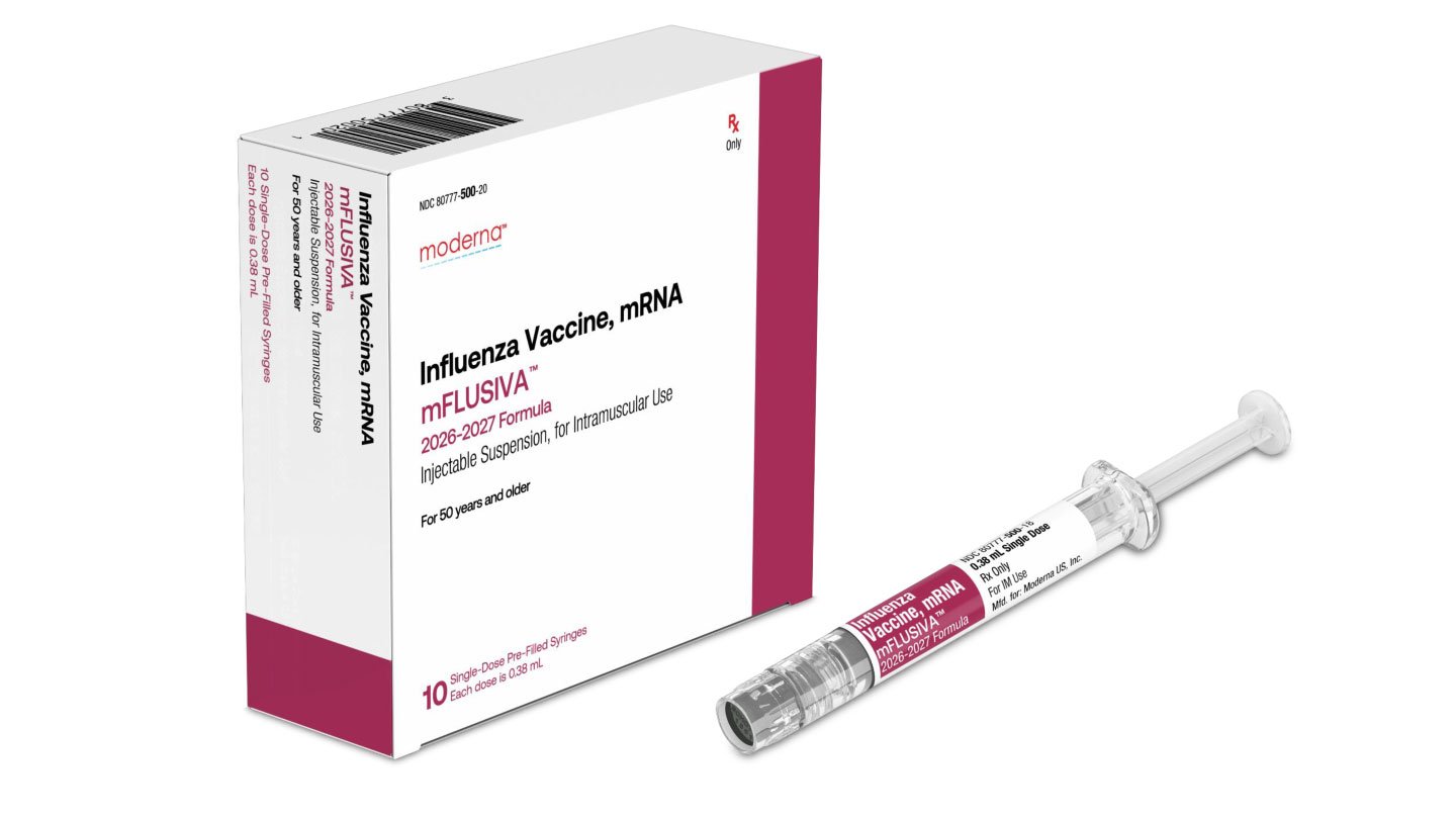 Moderna’s mFlusiva, a flu vaccine approved for use in people age 50 and older, uses the same te...