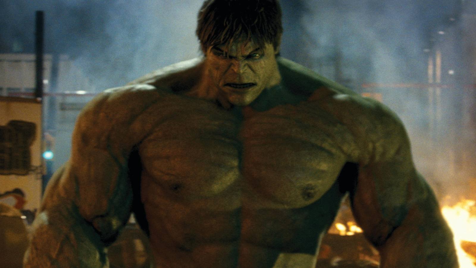 Bruce Banner in hulk mode in The Incredible Hulk