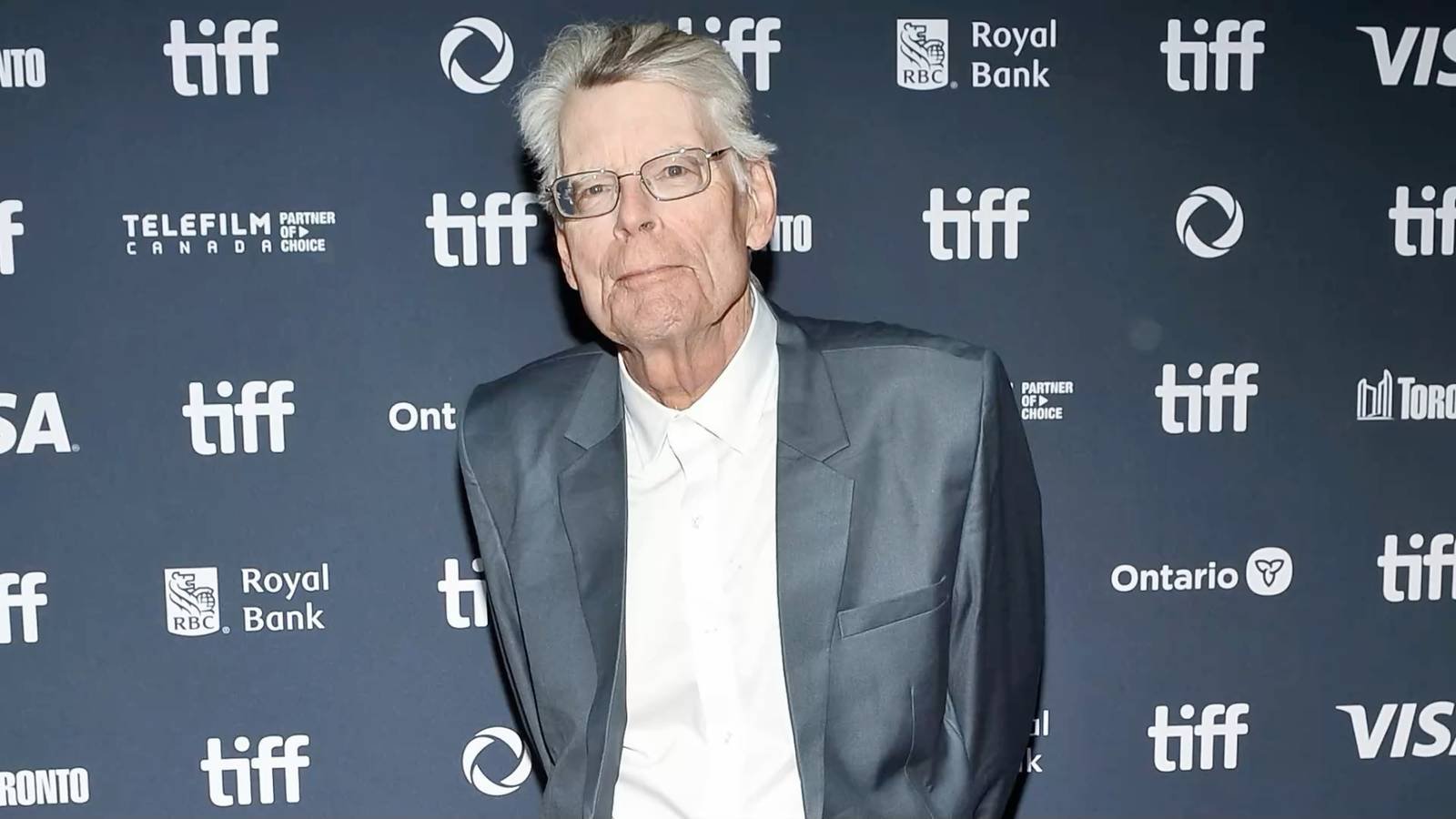 Stephen King on the red carpet