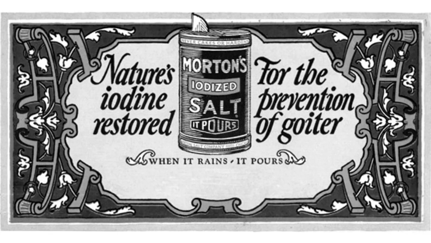 Iodized salt hit store shelves in 1924 in the United States, and companies heralded the health be...