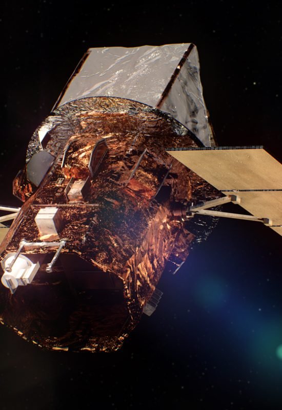 The Swift Observatory (illustrated) is slowly falling toward Earth’s atmosphere. A rescue missi...