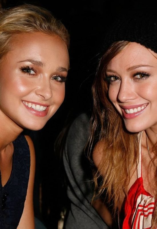 Hayden Panettiere and Hilary Duff inside the Teen Vogue Young Hollywood Party at Vibiana on Sept....